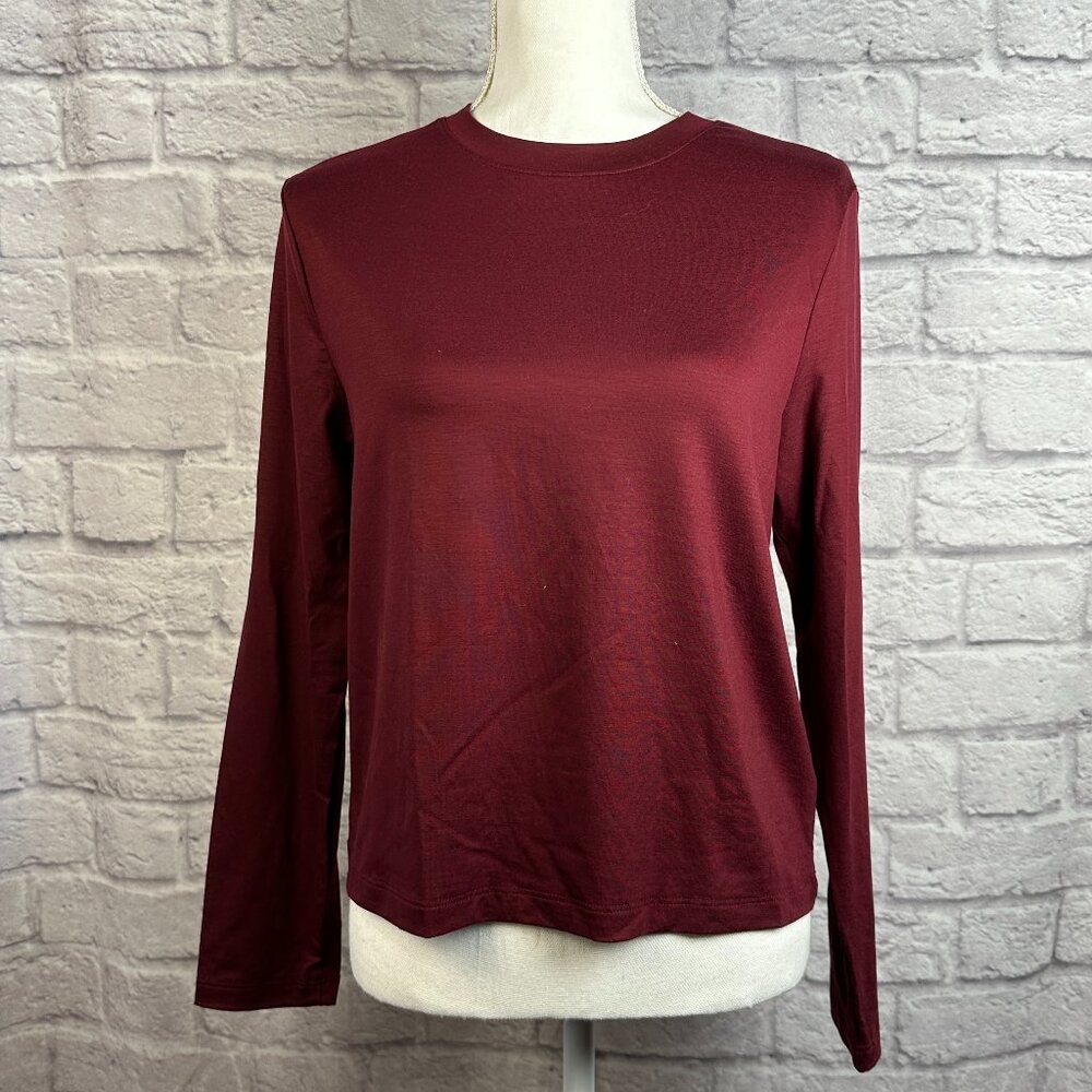 🍁NWOT a new day Burgundy Long Sleeve Tee‎ 🍁 4/$40 if bundled